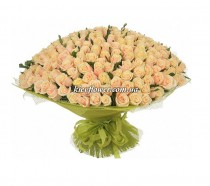 301 Bouquet of cream roses 